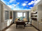 Avikalp MWZ3390 Sun Clouds Birds Sky HD Wallpaper for Ceiling