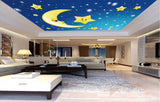 Avikalp MWZ3427 Moon Stars Sky HD Wallpaper for Ceiling Avikalp MWZ3427 Moon Stars Sky HD Wallpaper for Ceiling