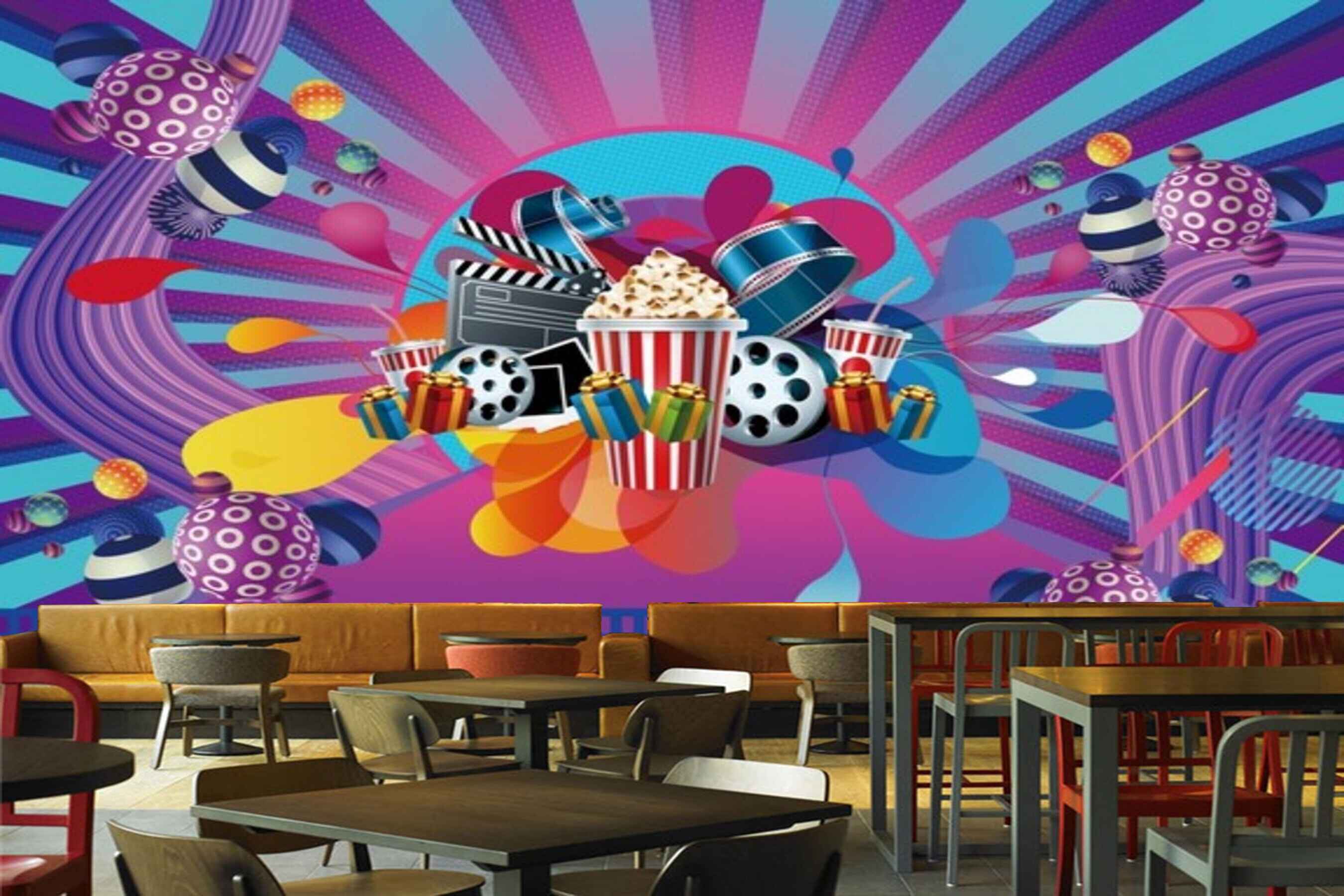 Avikalp MWZ3469 Musical Instruments Bubbles Popcorn Gifts HD Wallpaper for Disco Club Karaoke Avikalp MWZ3469 Musical Instruments Bubbles Popcorn Gifts HD Wallpaper for Disco Club Karaoke