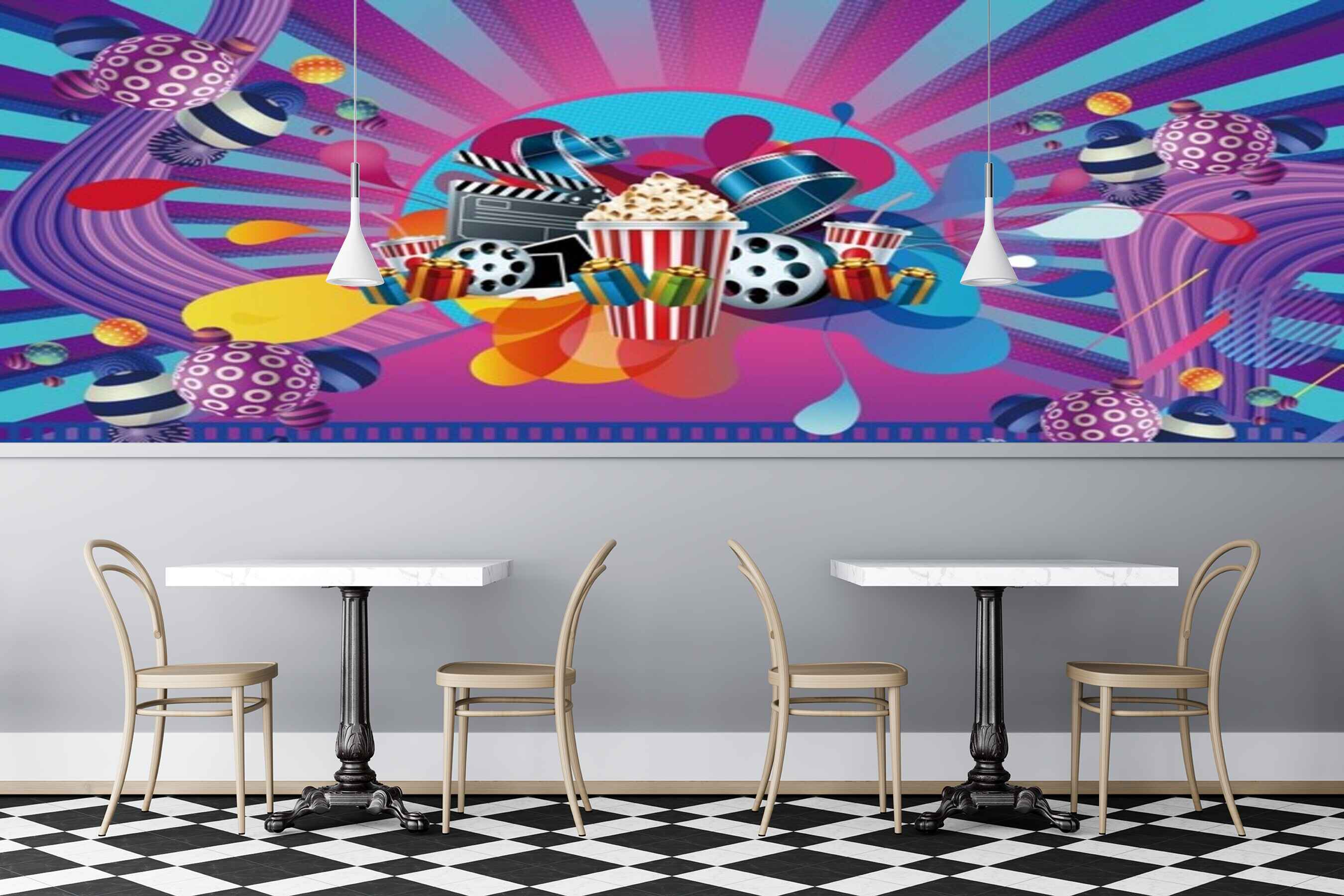 Avikalp MWZ3469 Musical Instruments Bubbles Popcorn Gifts HD Wallpaper for Disco Club Karaoke Avikalp MWZ3469 Musical Instruments Bubbles Popcorn Gifts HD Wallpaper for Disco Club Karaoke
