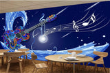 Avikalp MWZ3482 Guitar Music Signs Waves HD Wallpaper for Disco Club Karaoke Avikalp MWZ3482 Guitar Music Signs Waves HD Wallpaper for Disco Club Karaoke