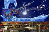 Avikalp MWZ3482 Guitar Music Signs Waves HD Wallpaper for Disco Club Karaoke Avikalp MWZ3482 Guitar Music Signs Waves HD Wallpaper for Disco Club Karaoke