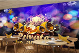 Avikalp MWZ3497 Private Party Music Golden Stars HD Wallpaper for Disco Club Karaoke Avikalp MWZ3497 Private Party Music Golden Stars HD Wallpaper for Disco Club Karaoke