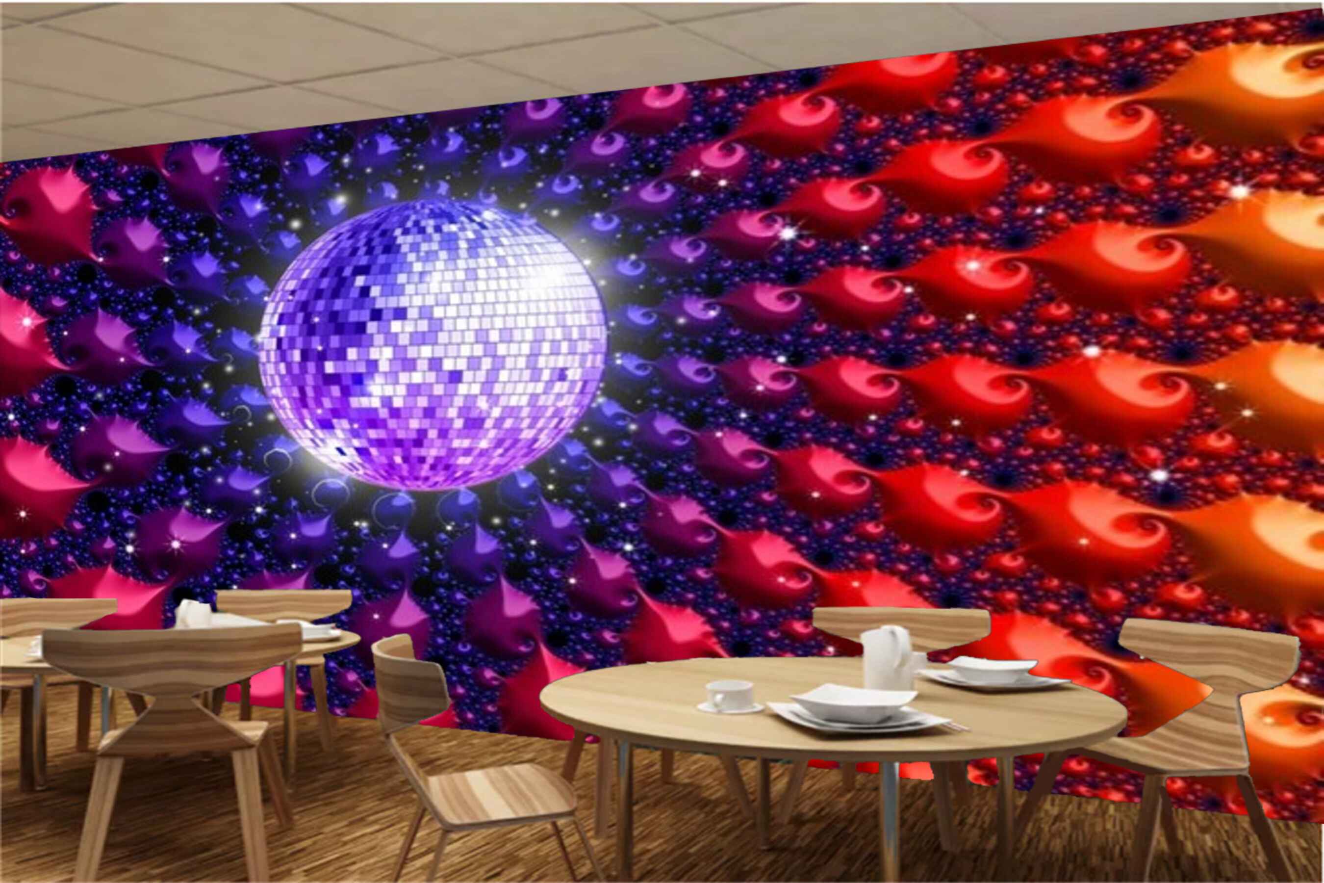 Avikalp MWZ3513 Red Purple Sphere Lightings HD Wallpaper for Disco Club Karaoke Avikalp MWZ3513 Red Purple Sphere Lightings HD Wallpaper for Disco Club Karaoke