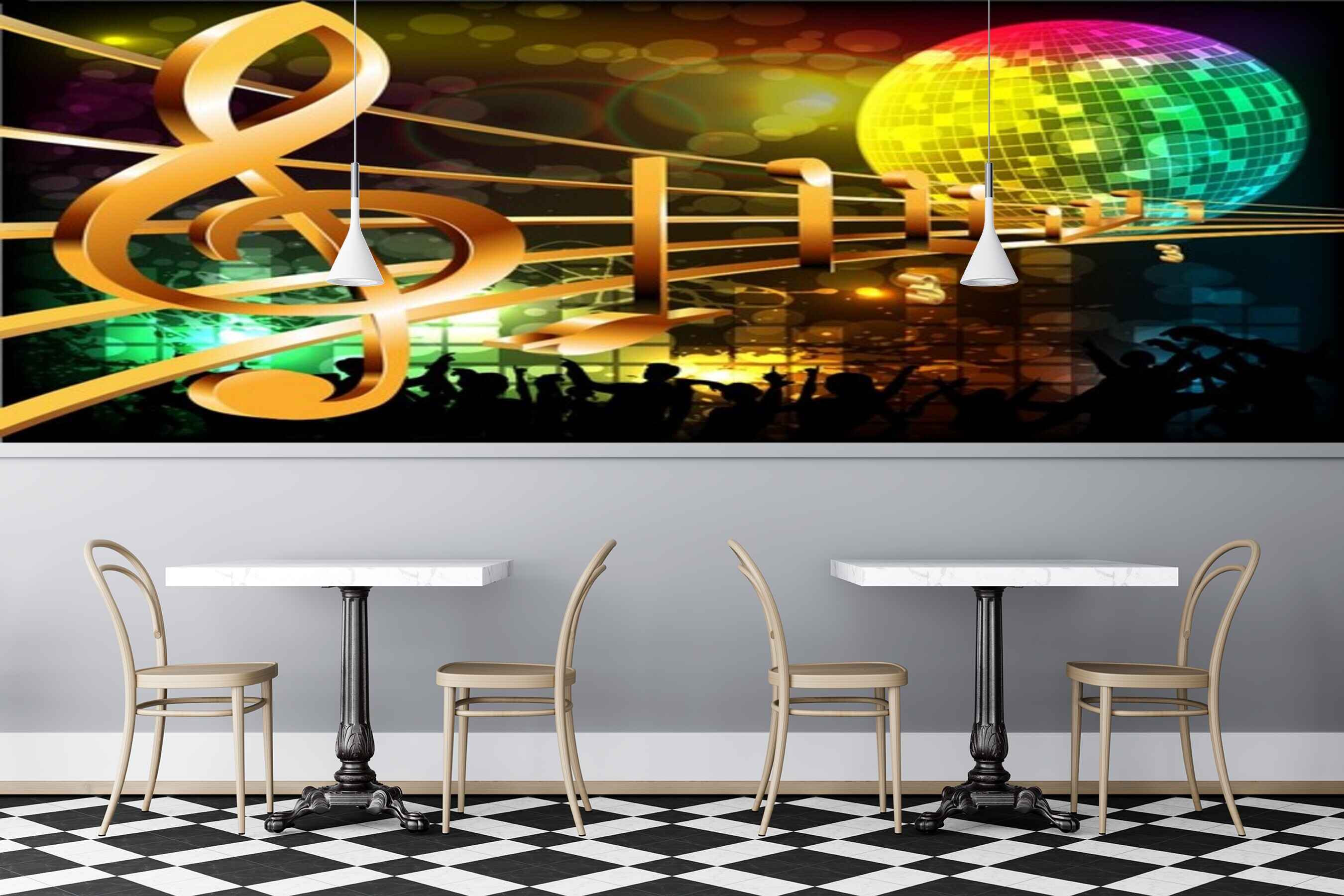 Avikalp MWZ3530 Music Sign Globe Lightings HD Wallpaper for Disco Club Karaoke Avikalp MWZ3530 Music Sign Globe Lightings HD Wallpaper for Disco Club Karaoke