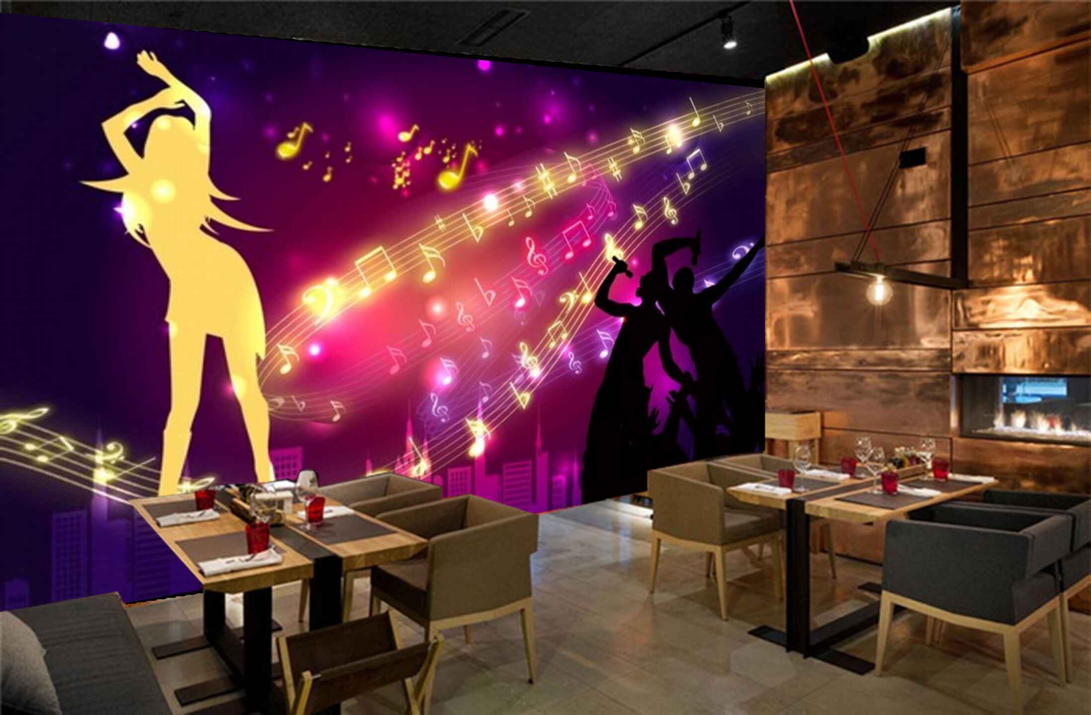 Avikalp MWZ3536 Singing Music Songs Mics HD Wallpaper for Disco Club Karaoke Avikalp MWZ3536 Singing Music Songs Mics HD Wallpaper for Disco Club Karaoke