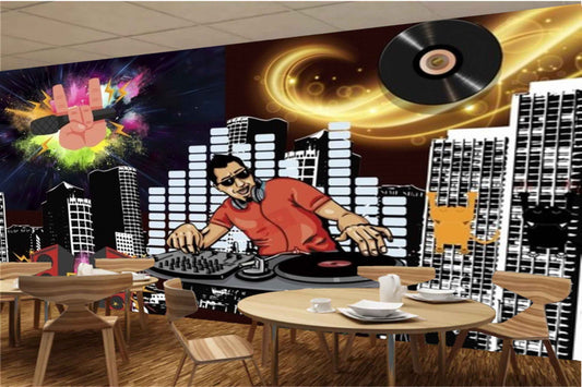 Avikalp MWZ3538 Dj Maker Singing Music Budings HD Wallpaper for Disco Club Karaoke