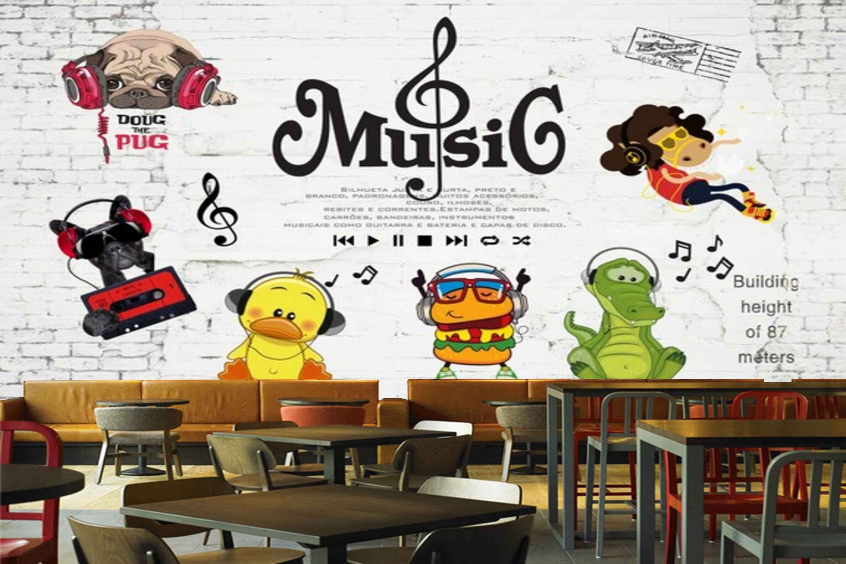 Avikalp MWZ3540 Music Toys Signs Quotes HD Wallpaper for Disco Club Karaoke Avikalp MWZ3540 Music Toys Signs Quotes HD Wallpaper for Disco Club Karaoke