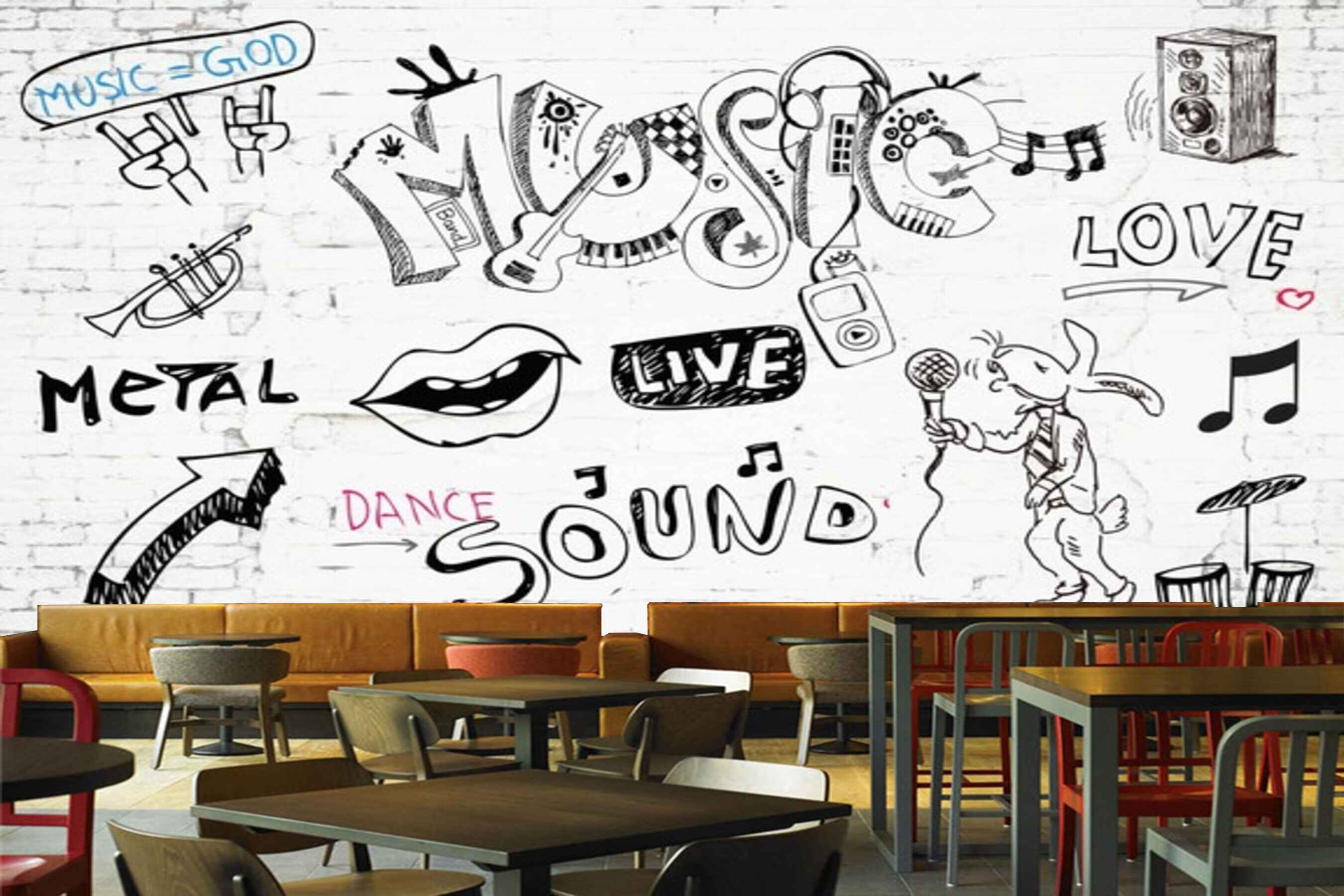 Avikalp MWZ3543 Music Sound Metal Live Doodle HD Wallpaper for Disco Club Karaoke Avikalp MWZ3543 Music Sound Metal Live Doodle HD Wallpaper for Disco Club Karaoke