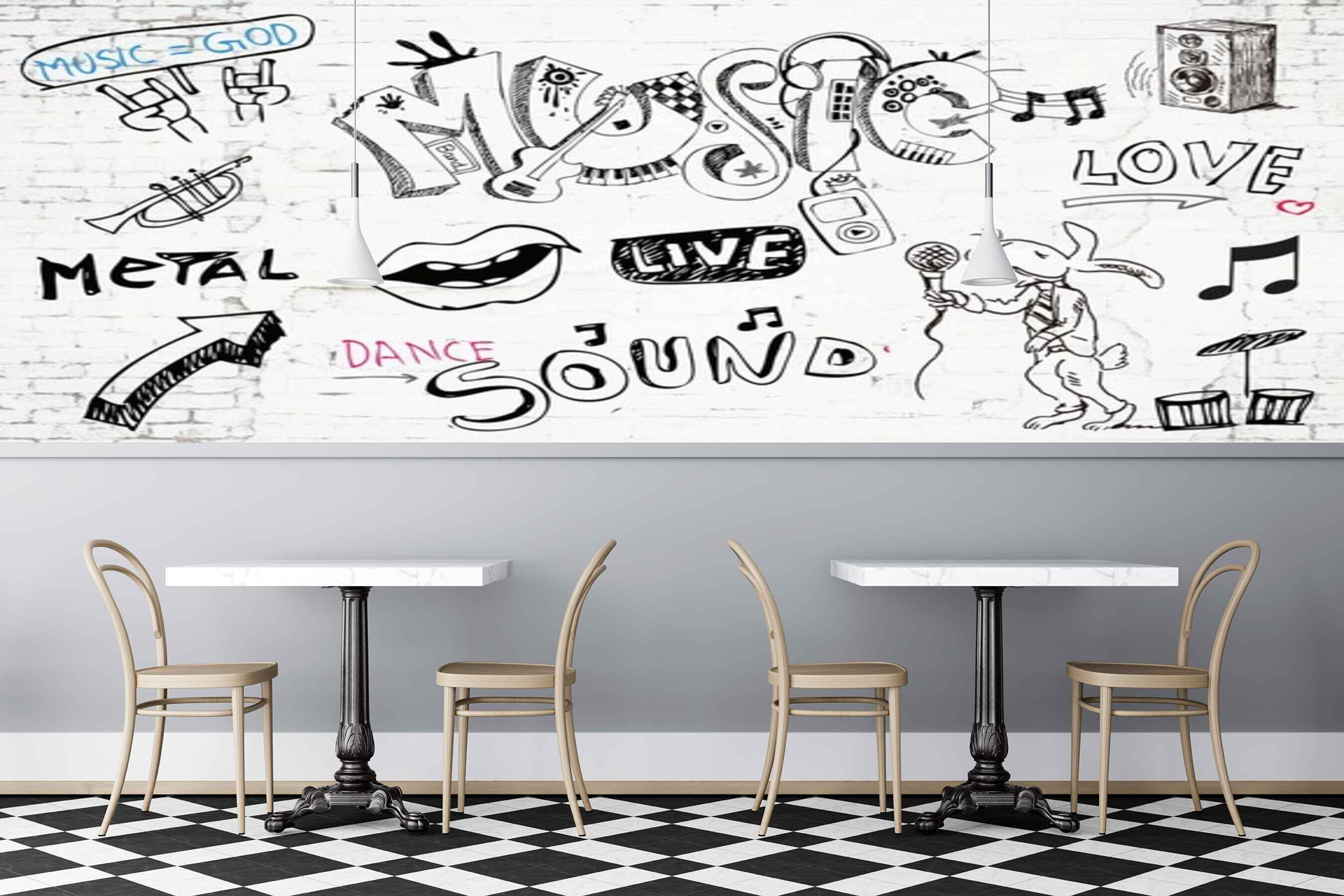Avikalp MWZ3543 Music Sound Metal Live Doodle HD Wallpaper for Disco Club Karaoke Avikalp MWZ3543 Music Sound Metal Live Doodle HD Wallpaper for Disco Club Karaoke