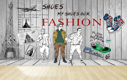 Avikalp MWZ3569 Shoes Box Fashion Boys HD Wallpaper for Fashion Boutique