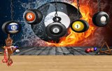 Avikalp MWZ3599 Hanging Tyres Billiards Balls Fire HD Wallpaper for Gym Fitness Avikalp MWZ3599 Hanging Tyres Billiards Balls Fire HD Wallpaper for Gym Fitness