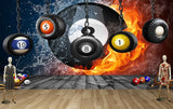 Avikalp MWZ3599 Hanging Tyres Billiards Balls Fire HD Wallpaper for Gym Fitness Avikalp MWZ3599 Hanging Tyres Billiards Balls Fire HD Wallpaper for Gym Fitness