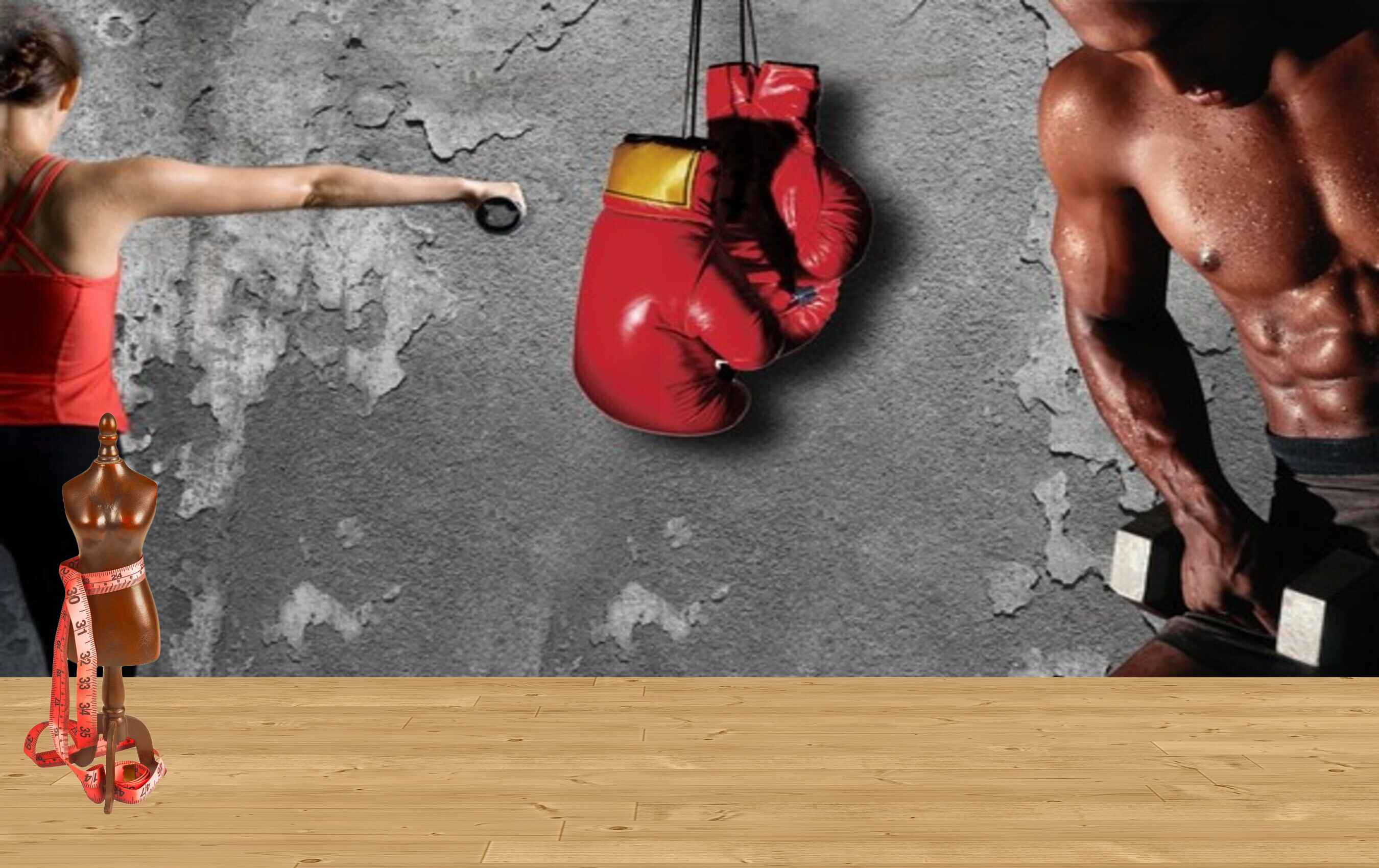 Avikalp MWZ3605 Mens Boxing Fit Boys Dumbbells HD Wallpaper for Gym Fitness Avikalp MWZ3605 Mens Boxing Fit Boys Dumbbells HD Wallpaper for Gym Fitness