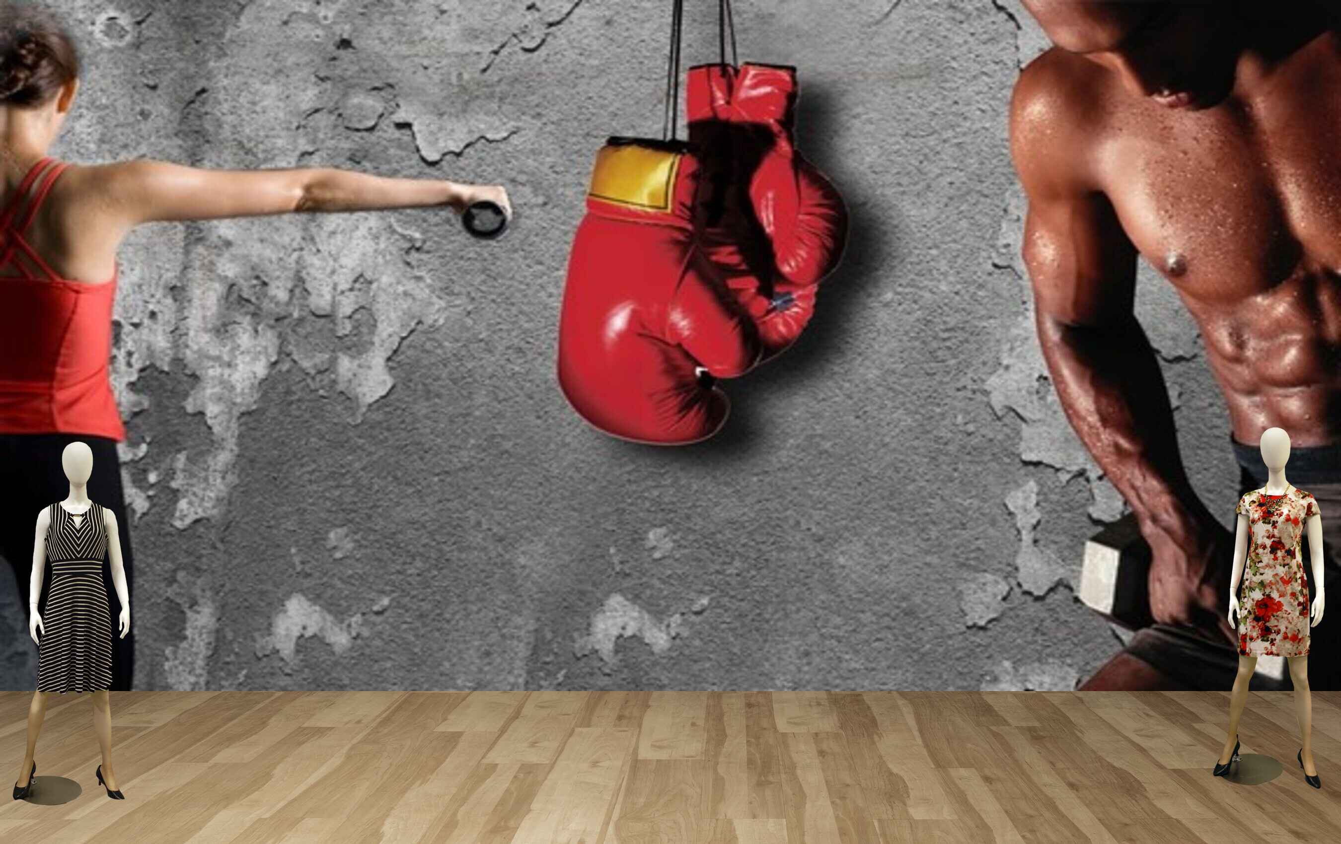 Avikalp MWZ3605 Mens Boxing Fit Boys Dumbbells HD Wallpaper for Gym Fitness Avikalp MWZ3605 Mens Boxing Fit Boys Dumbbells HD Wallpaper for Gym Fitness