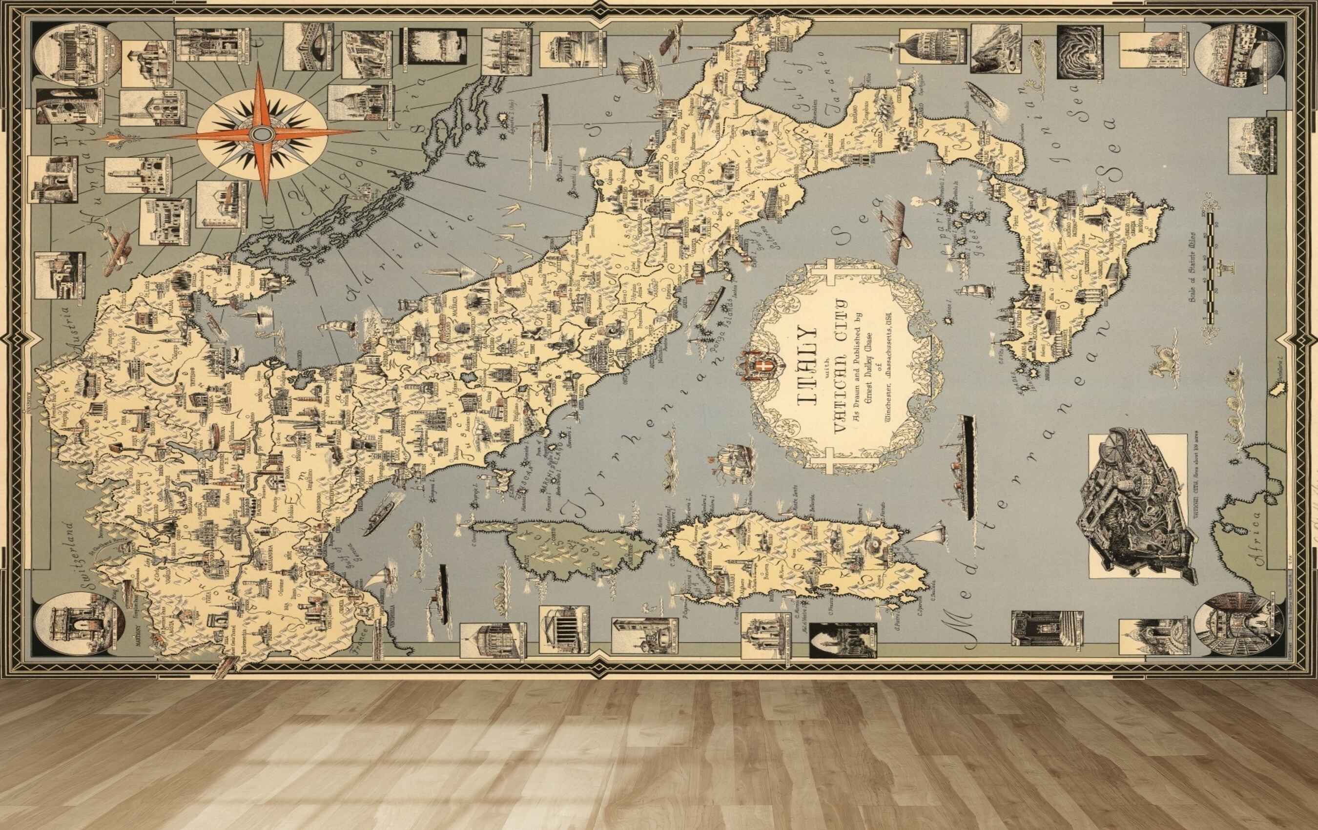 Avikalp MWZ3618 Italy Map North Direction Sea HD Wallpaper Avikalp MWZ3618 Italy Map North Direction Sea HD Wallpaper