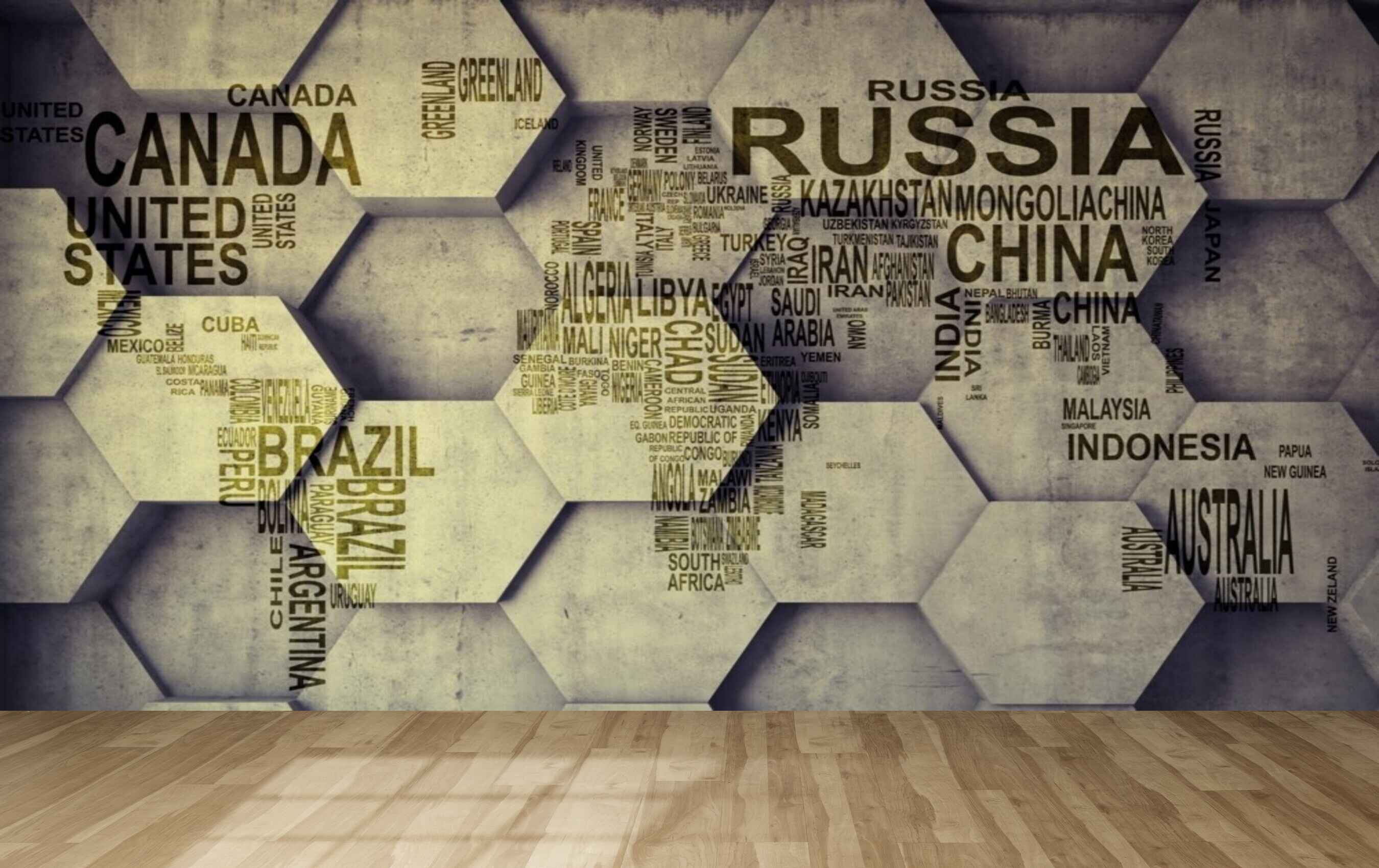 Avikalp MWZ3621 World Map Countries Names HD Wallpaper Avikalp MWZ3621 World Map Countries Names HD Wallpaper