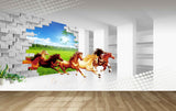 Avikalp MWZ3776 Seven 7 Horses Racing Natures Trees Plants Leaves HD Wallpaper Avikalp MWZ3776 Seven 7 Horses Racing Natures Trees Plants Leaves HD Wallpaper