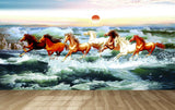 Avikalp MWZ3791 Seven 7 Horses Racing Sea Sun Clouds HD Wallpaper Avikalp MWZ3791 Seven 7 Horses Racing Sea Sun Clouds HD Wallpaper