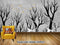 Avikalp Exclusive AVZ0121 Modern Minimalist Abstract Tree Elk Tv Background Wall Customization HD 3D Wallpaper