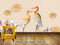 Avikalp Exclusive AVZ0198 3d Embossed Lotus Crane Tv Background Wall Customization HD 3D Wallpaper