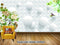 Avikalp Exclusive AVZ0225 3D Jade Carving Flower Tv Background Wall HD 3D Wallpaper