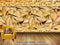 Avikalp Exclusive AVZ0258 Chinese Style 3D Wood Carving Crane Tv Background Wall HD 3D Wallpaper