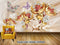 Avikalp Exclusive AVZ0266 Beautiful 3D Swan Flower Jewelry Wall HD 3D Wallpaper
