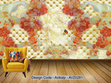Avikalp Exclusive AVZ0281 Simple Modern 3D Jade Carving Tv Background Wall HD 3D Wallpaper