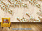 Avikalp Exclusive AVZ0298 Chinese Style 3D Magnolia Flower Marble Tv Background Wall HD 3D Wallpaper
