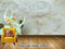 Avikalp Exclusive AVZ0321 3D Jade Carving Peacock Jade Background Wall HD 3D Wallpaper