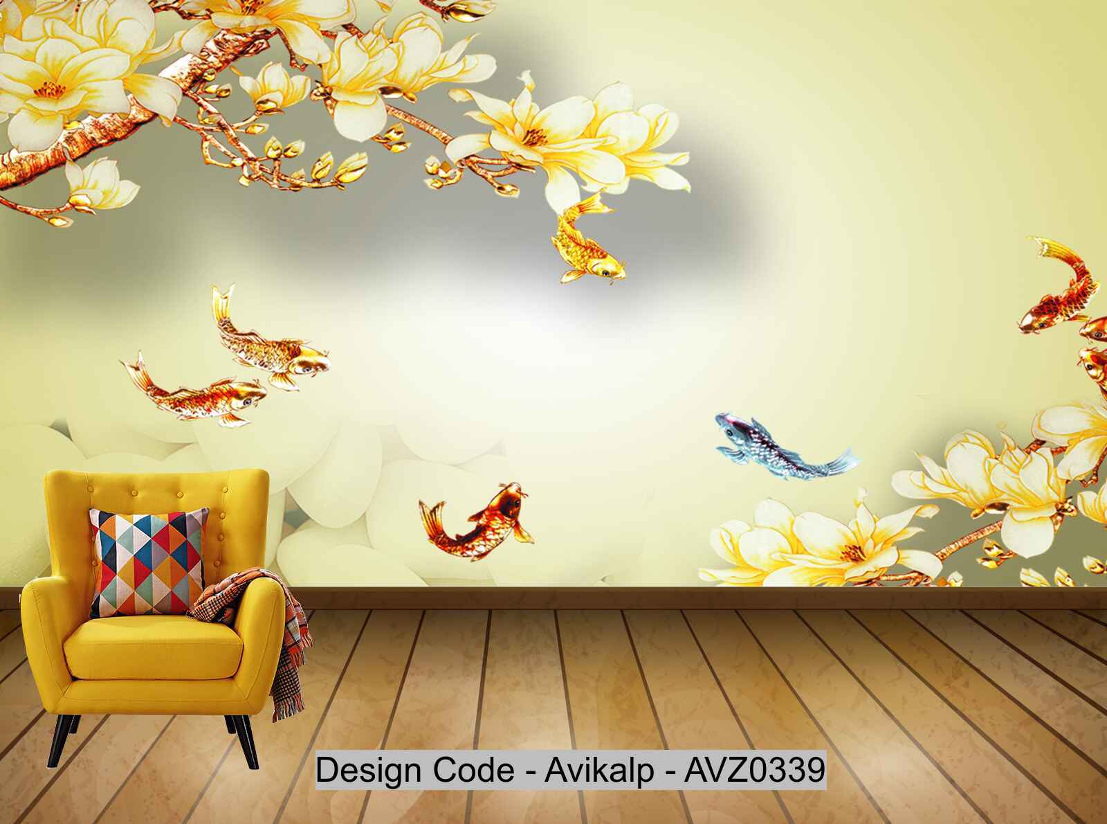 Avikalp Exclusive AVZ0339 Chinese Style Home And Rich Background Wall HD 3D Wallpaper