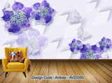 Avikalp Exclusive AVZ0350 Modern Fashion Creative Tv Background Wall HD 3D Wallpaper