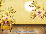 Avikalp Exclusive AVZ0360 Rich And Auspicious Chinese Three Dimensional Carved Wall HD 3D Wallpaper