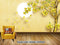 Avikalp Exclusive AVZ0362 Golden Branches Rich Auspicious Background Wall HD 3D Wallpaper