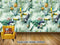 Avikalp Exclusive AVZ0365 Nordic Minimalist Hand Painted Bird Tropical Plant Tv Sofa Background Wall HD 3D Wallpaper