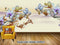 Avikalp Exclusive AVZ0371 Medium And Modern Three Dimensional Golden Chinese And Rich Background Wall HD 3D Wallpaper