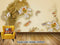 Avikalp Exclusive AVZ0381 Modern Minimalist Chinese Lotus Pond Stereo Effect Wall HD 3D Wallpaper