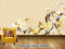 Avikalp Exclusive AVZ0394 New Chinese Style Squid Flower Wall HD 3D Wallpaper
