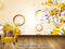 Avikalp Exclusive AVZ0405 3D Wood Carving Peony Home And Background Wall HD 3D Wallpaper