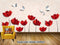 Avikalp Exclusive AVZ0427 3D Stereo Simple Geometric Lines Flowers Tv Background Wall HD 3D Wallpaper