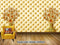 Avikalp Exclusive AVZ0433 Rhinestone Sofa Background Golden Carved Vase Luxury High End Background HD 3D Wallpaper