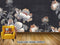 Avikalp Exclusive AVZ0510 Hand Drawn Dreamy Fresh Floral Tv Background Wall HD 3D Wallpaper