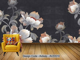 Avikalp Exclusive AVZ0510 Hand Drawn Dreamy Fresh Floral Tv Background Wall HD 3D Wallpaper