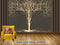 Avikalp Exclusive AVZ0538 Modern Minimalist Three Dimensional Wrought Iron Decorative Metal Big Tree Tv Background Wall HD 3D Wallpaper