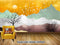 Avikalp Exclusive AVZ0550 Modern Minimalistic Texture Textured Colorful Landscape Artistic Tv Background Wall HD 3D Wallpaper