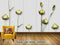 Avikalp Exclusive AVZ0564 Modern Minimalist Three Dimensional Flower Banyan Tree Decoration Background Wall HD 3D Wallpaper
