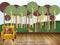 Avikalp Exclusive AVZ0580 Children's Room Fresh Romantic Animal Forest Tv Background Wall HD 3D Wallpaper