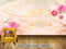Avikalp Exclusive AVZ0585 Dali Jade Background Moon Flowers Paper Cut Flowers Combined With New Modern Back HD 3D Wallpaper