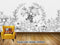 Avikalp Exclusive AVZ0603 Nordic Hand Painted Elk Art Wall Decoration Painting HD 3D Wallpaper